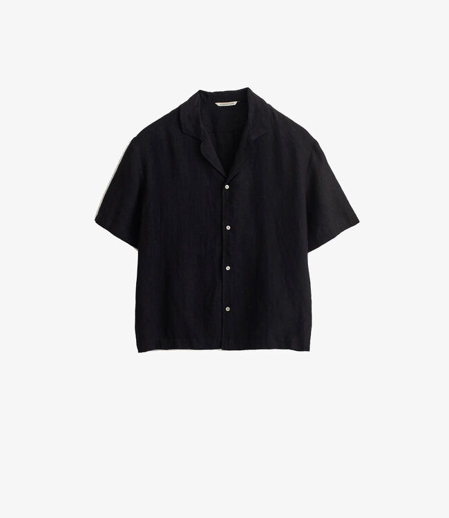 A Kind of Guise Samata Shirt - Obsidian linen