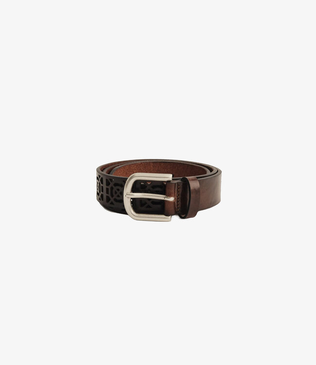 A Kind of Guise Leza Belt - Mahogany