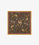 Drake's Animals and Flowers Print Bandana - Brown