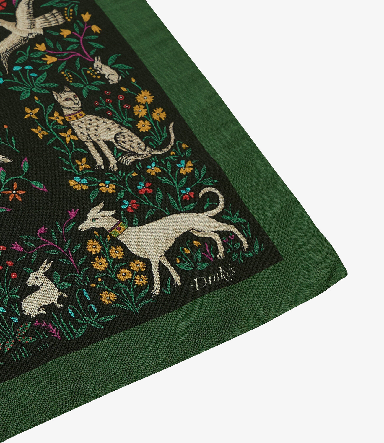 Unicorn Print Bandana - Green