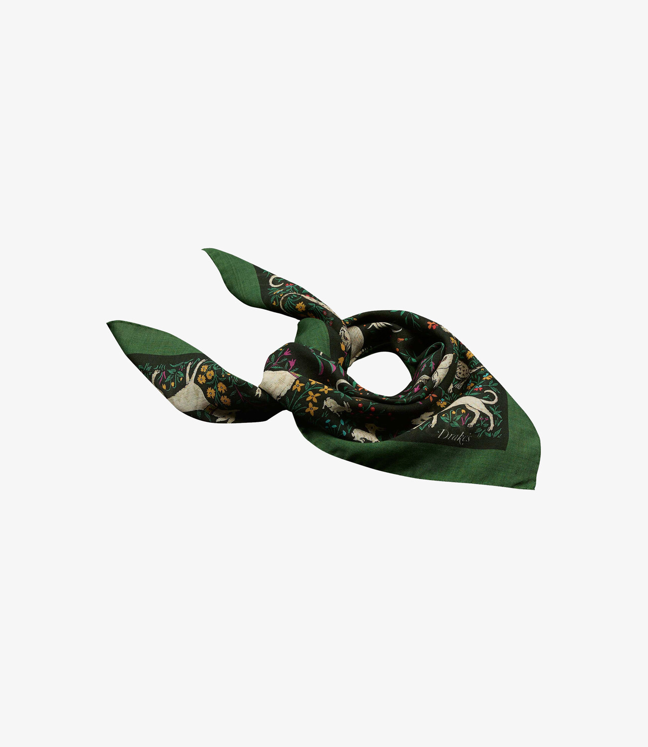 Unicorn Print Bandana - Green