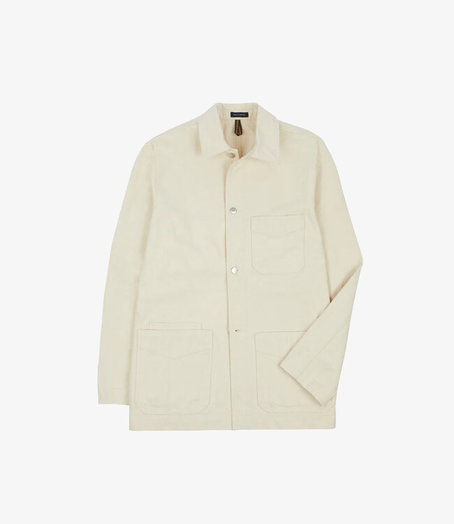 Drake's Duck cotton canvas chore - Natural