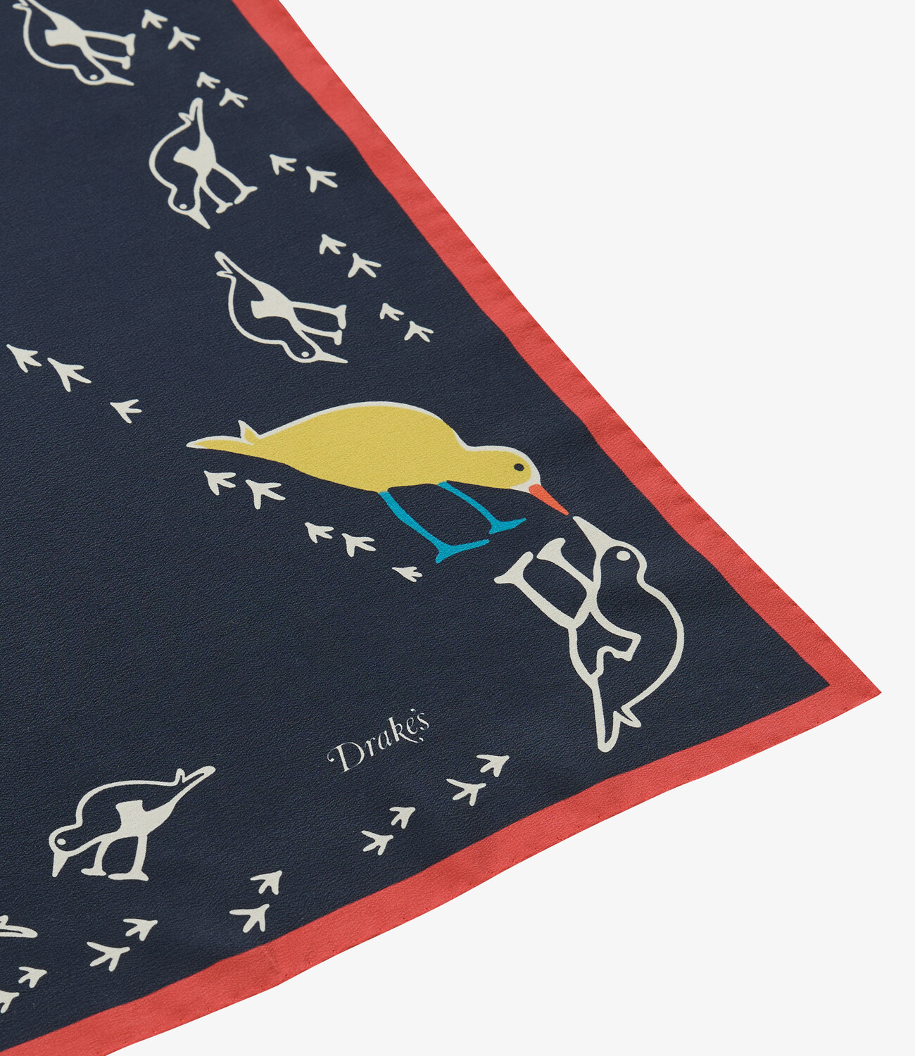 Oyster Catcher Print Bandana - Navy
