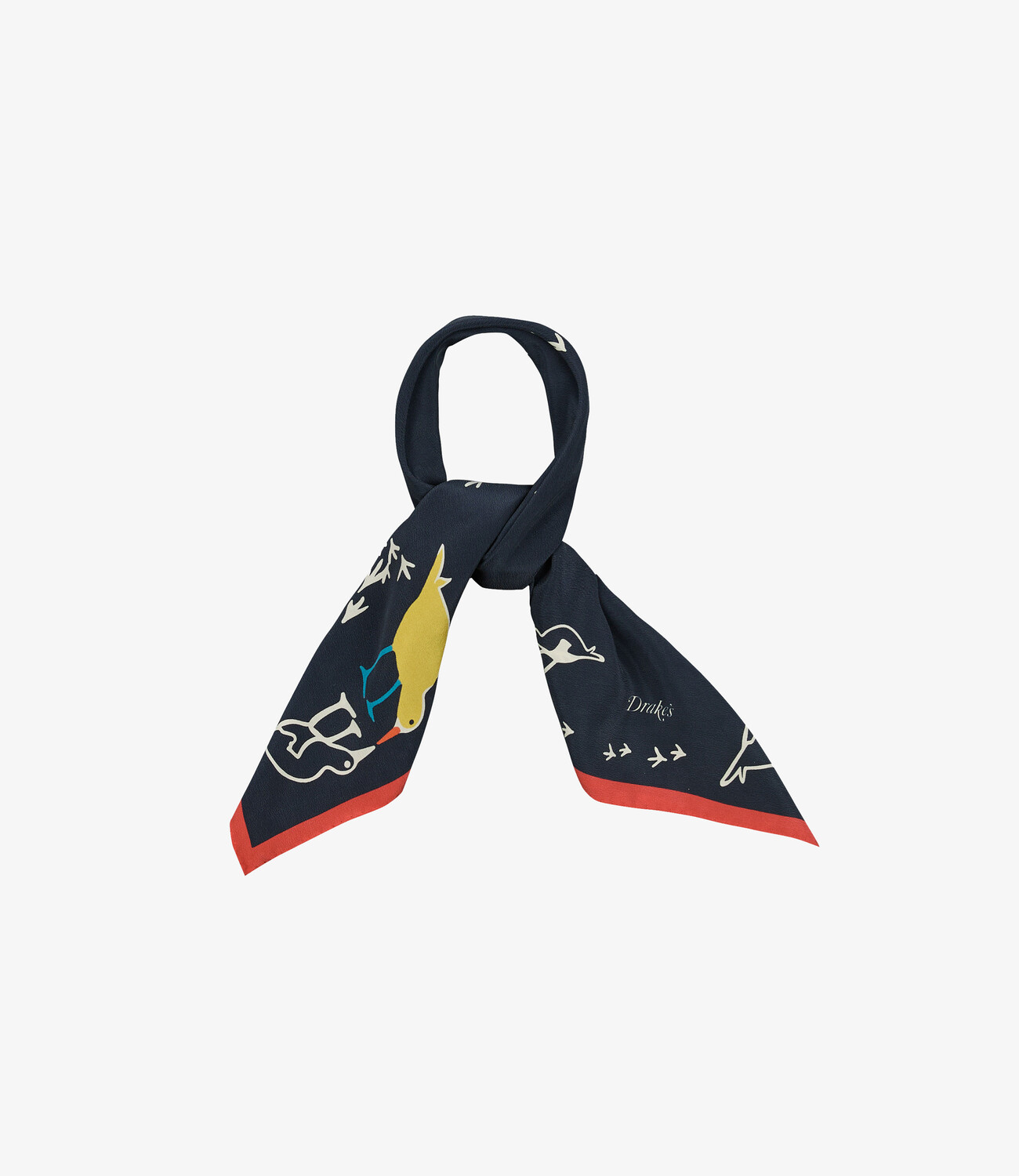Oyster Catcher Print Bandana - Navy