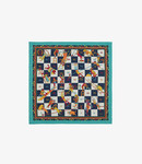 Drake's Snakes and Ladders Print Bandana - Blue