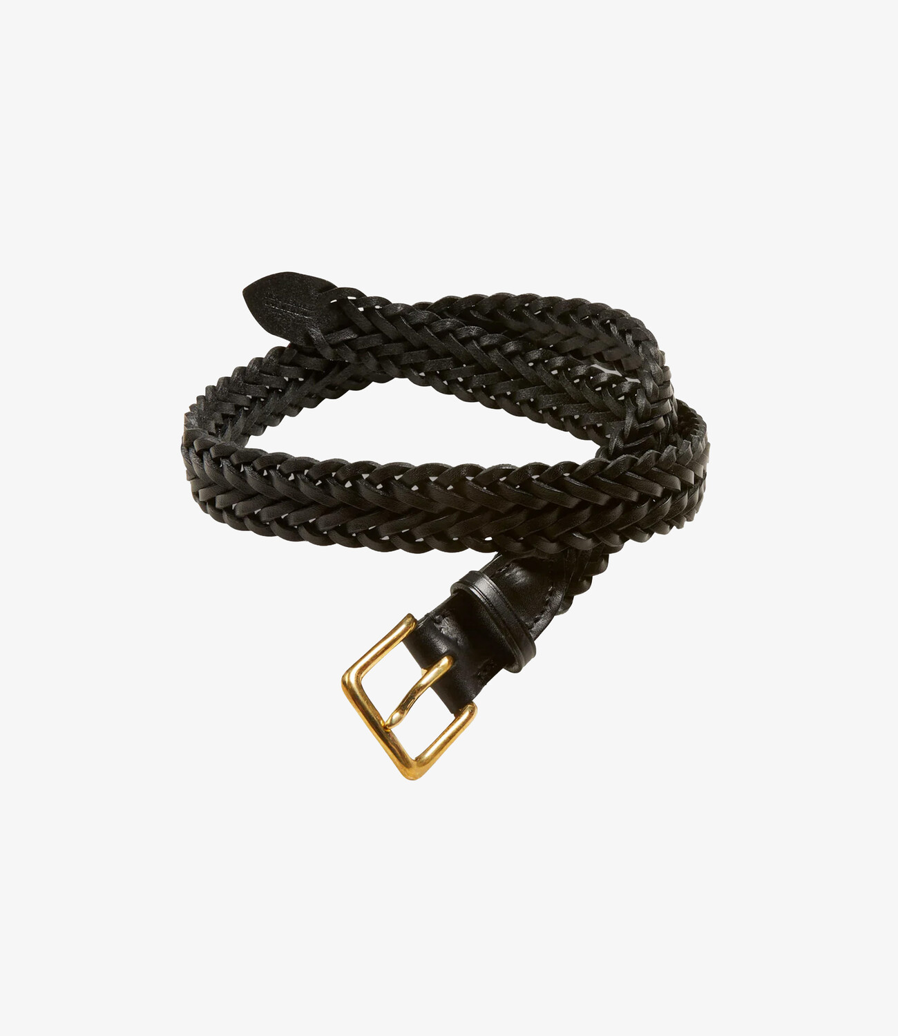 Hand Plaited Belt - Black