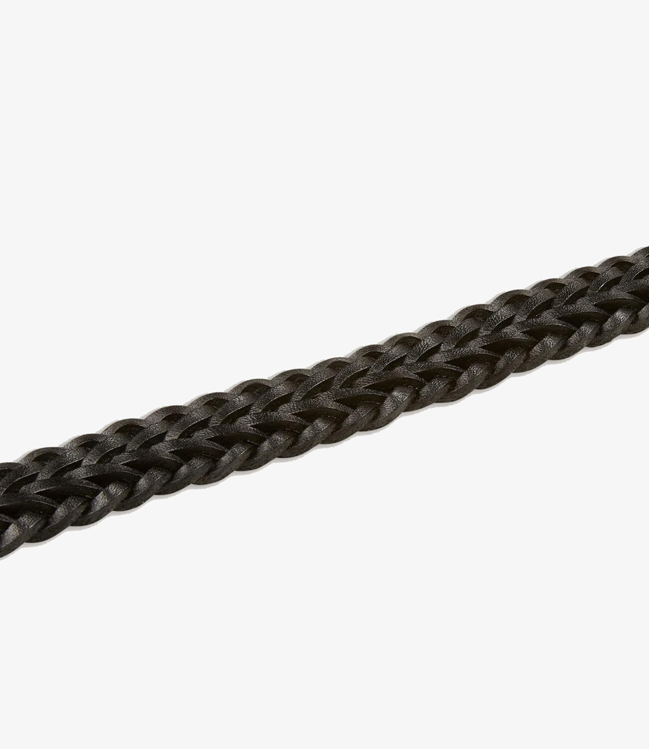 Hand Plaited Belt - Black