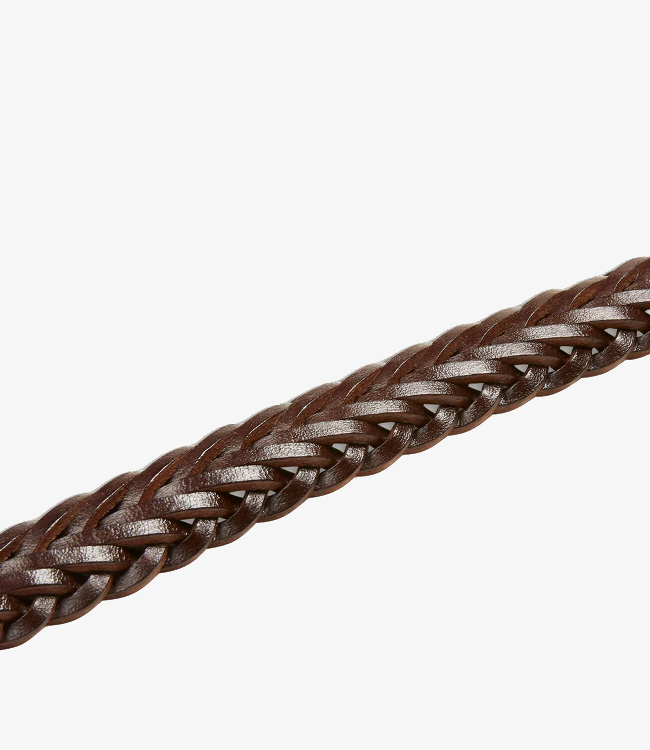 Hand Plaited Belt - Brown