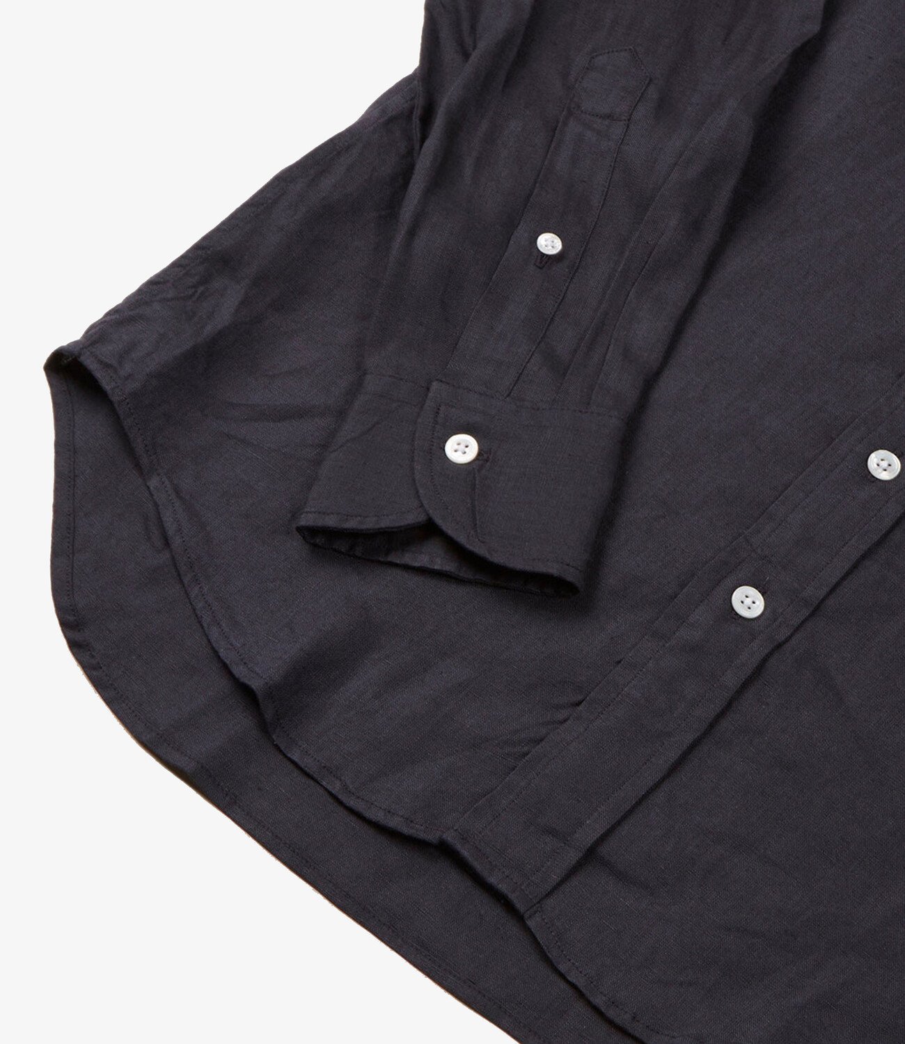 The Linen Summer Shirt - Dark navy
