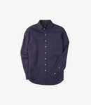 Drake's The Linen Summer Shirt - Navy