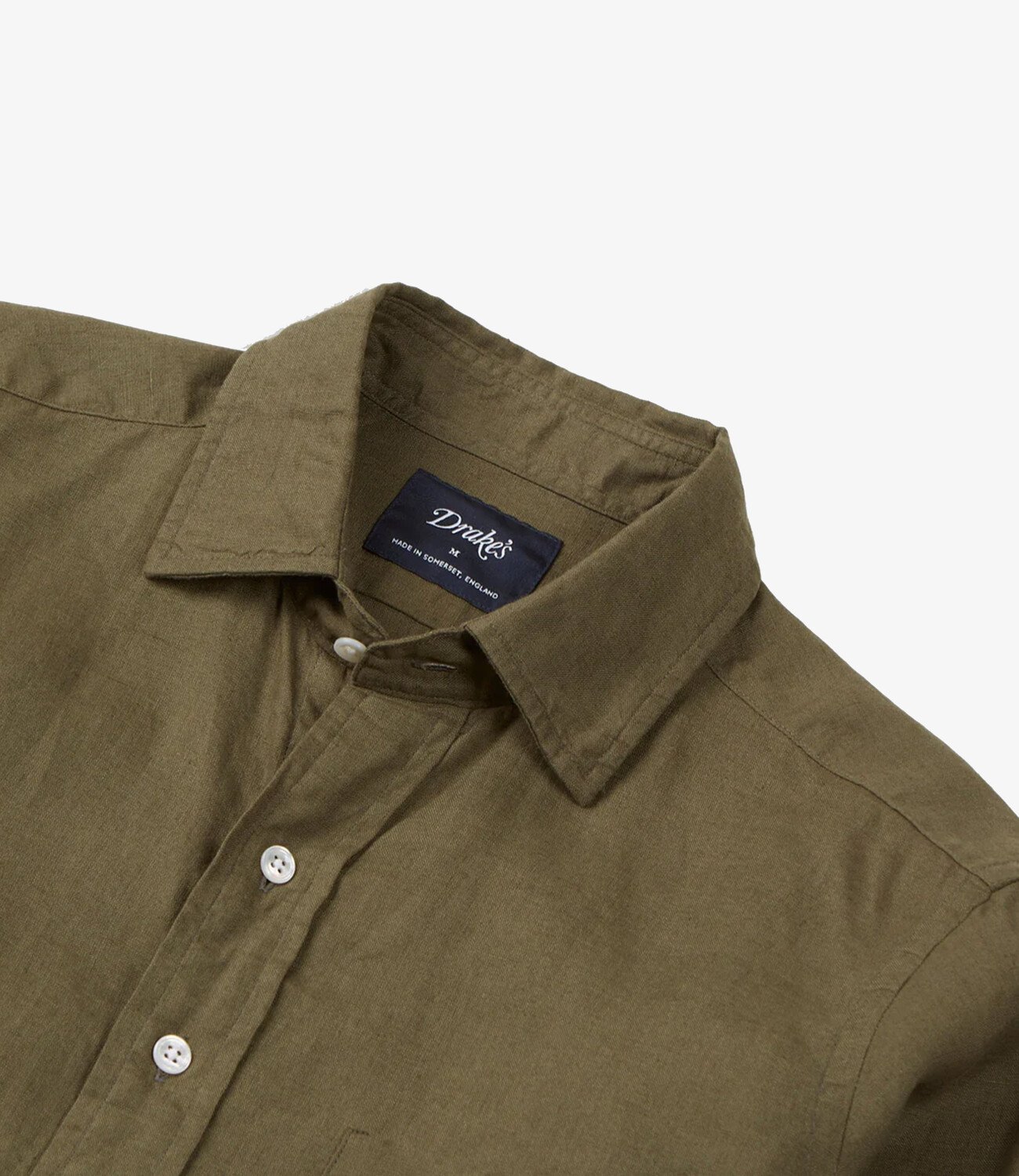 The Linen Summer Shirt - Khaki green