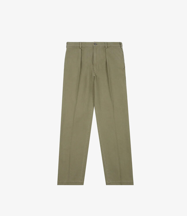 Drake's MKI Herringbone Games Trouser -  Olive