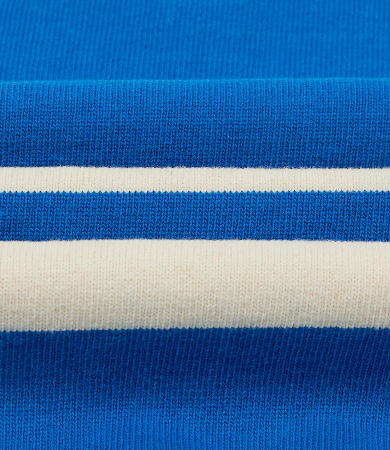 Striped Raglan Sweatshirt - Blue & Ant White