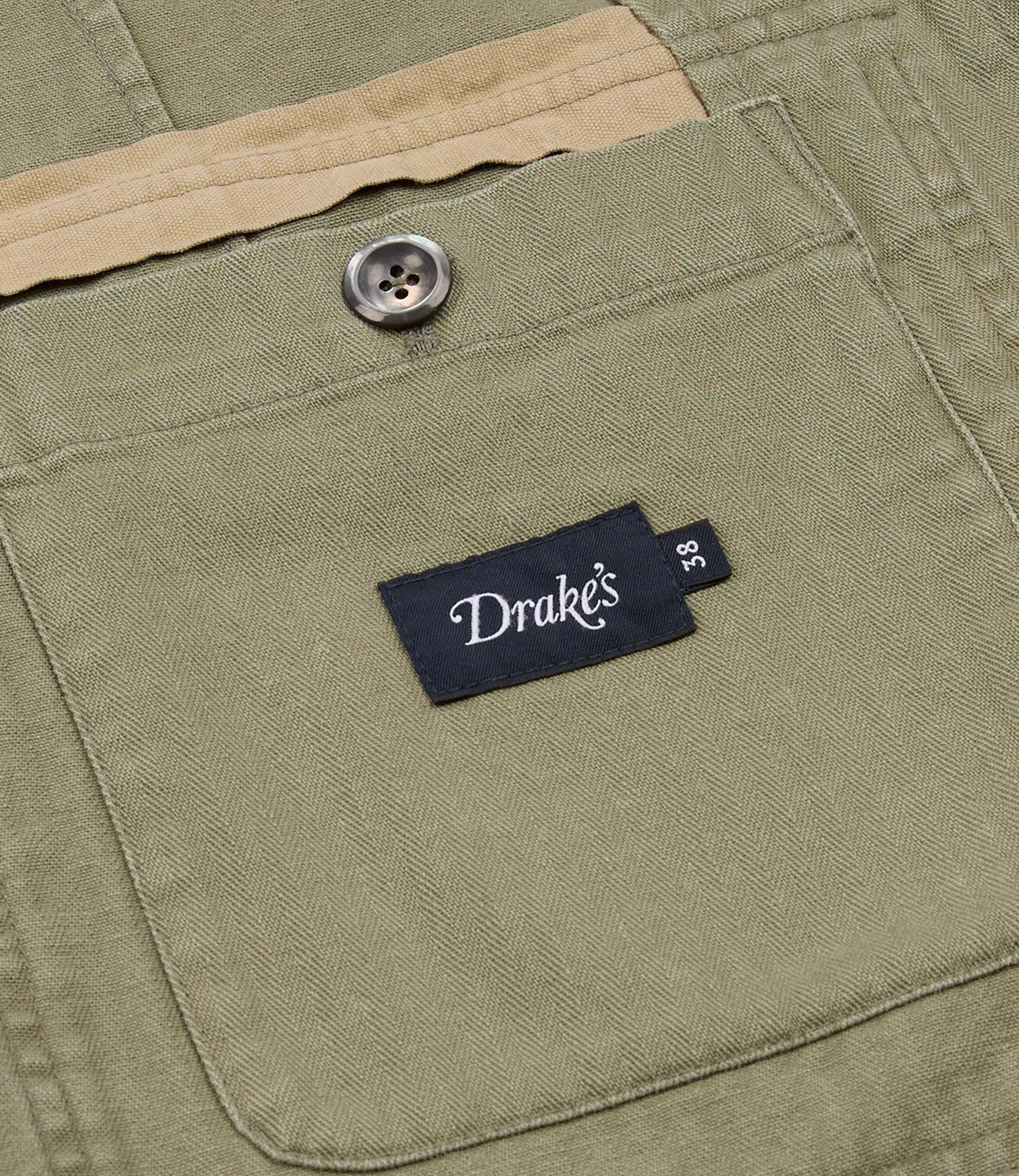 MKI Herringbone Games Blazer - Olive