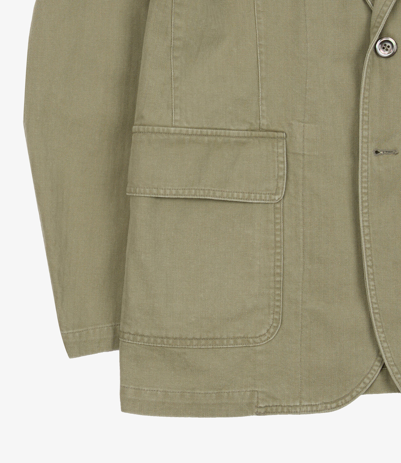 MKI Herringbone Games Blazer - Olive