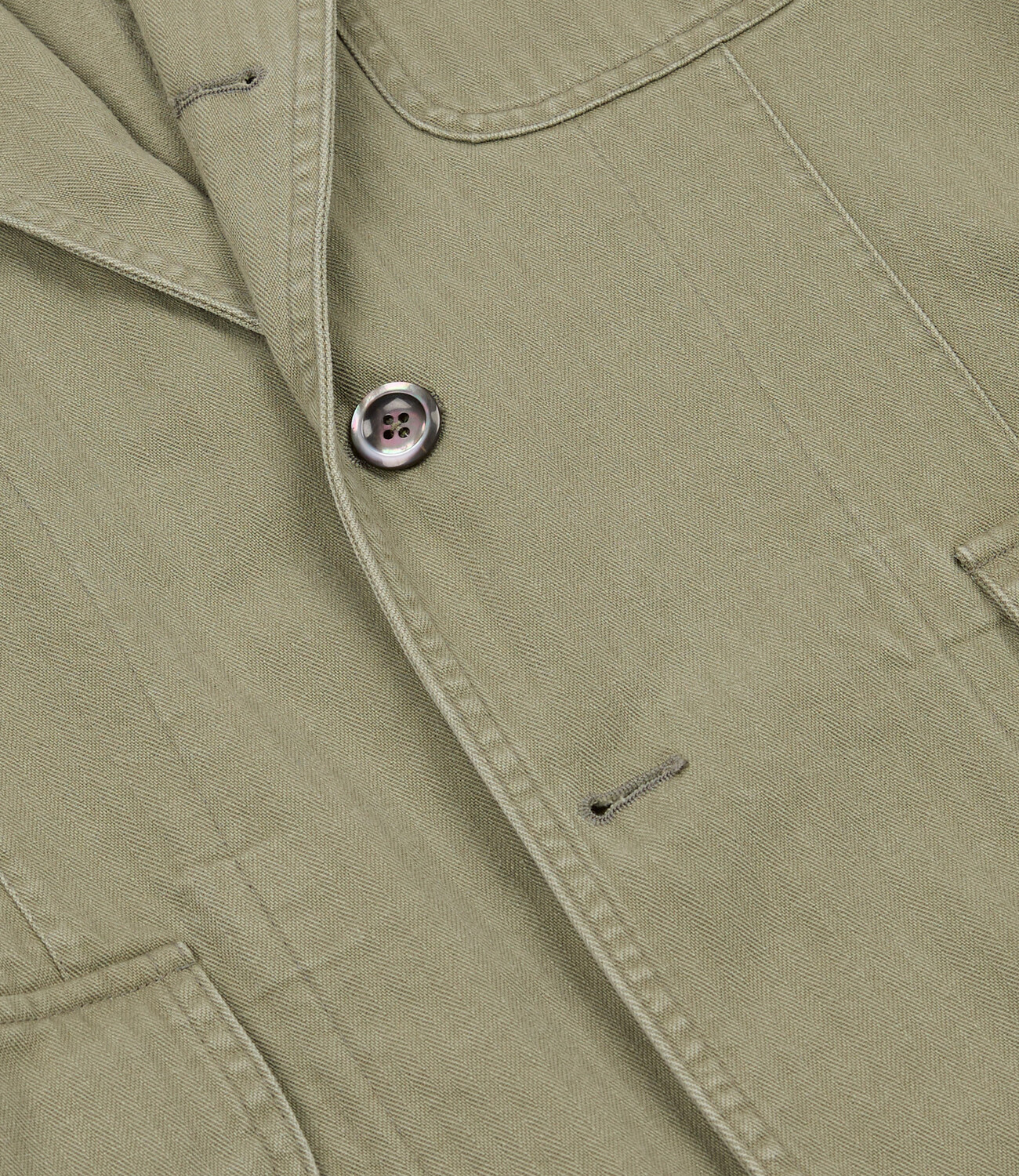 MKI Herringbone Games Blazer - Olive