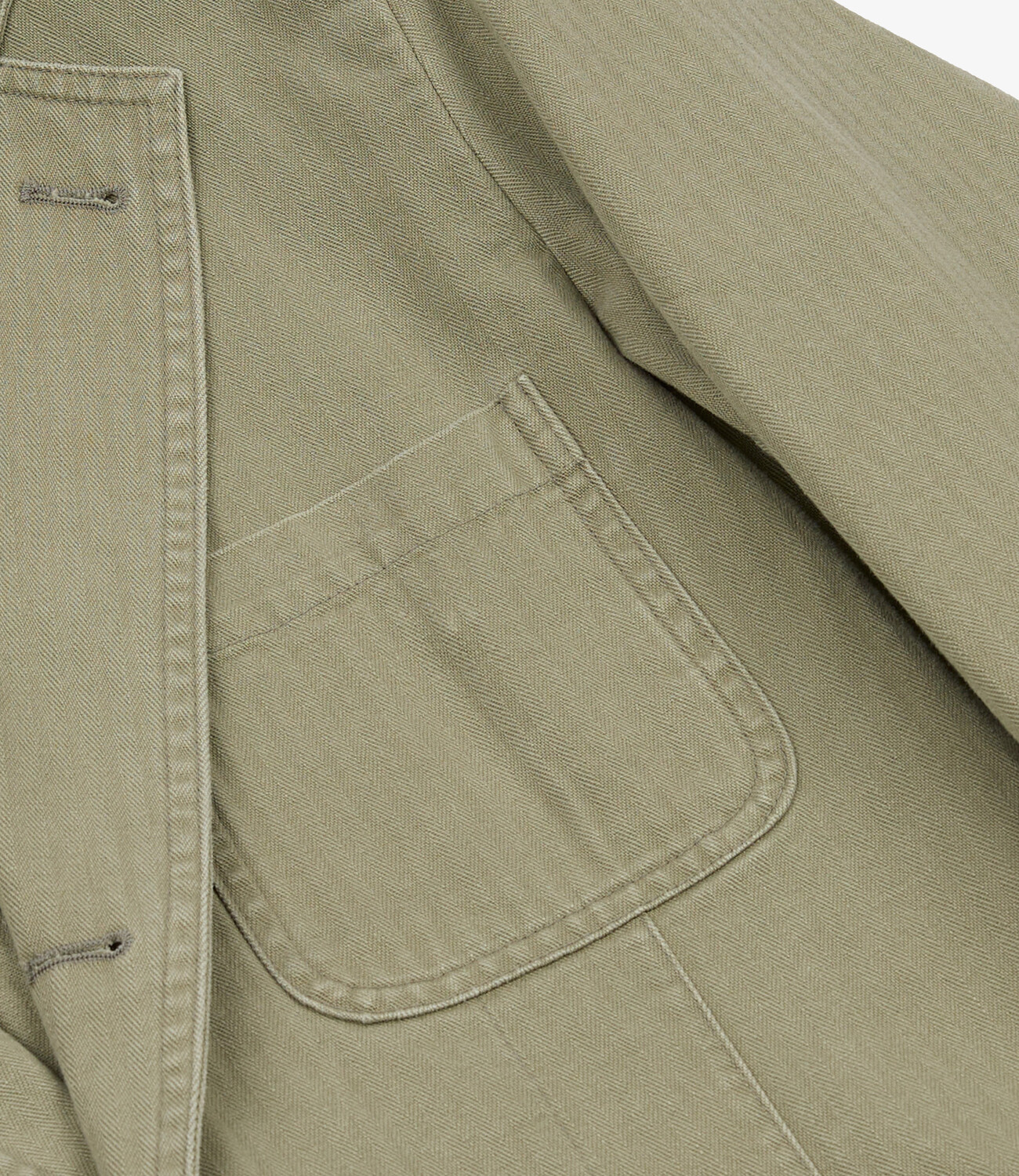 MKI Herringbone Games Blazer - Olive