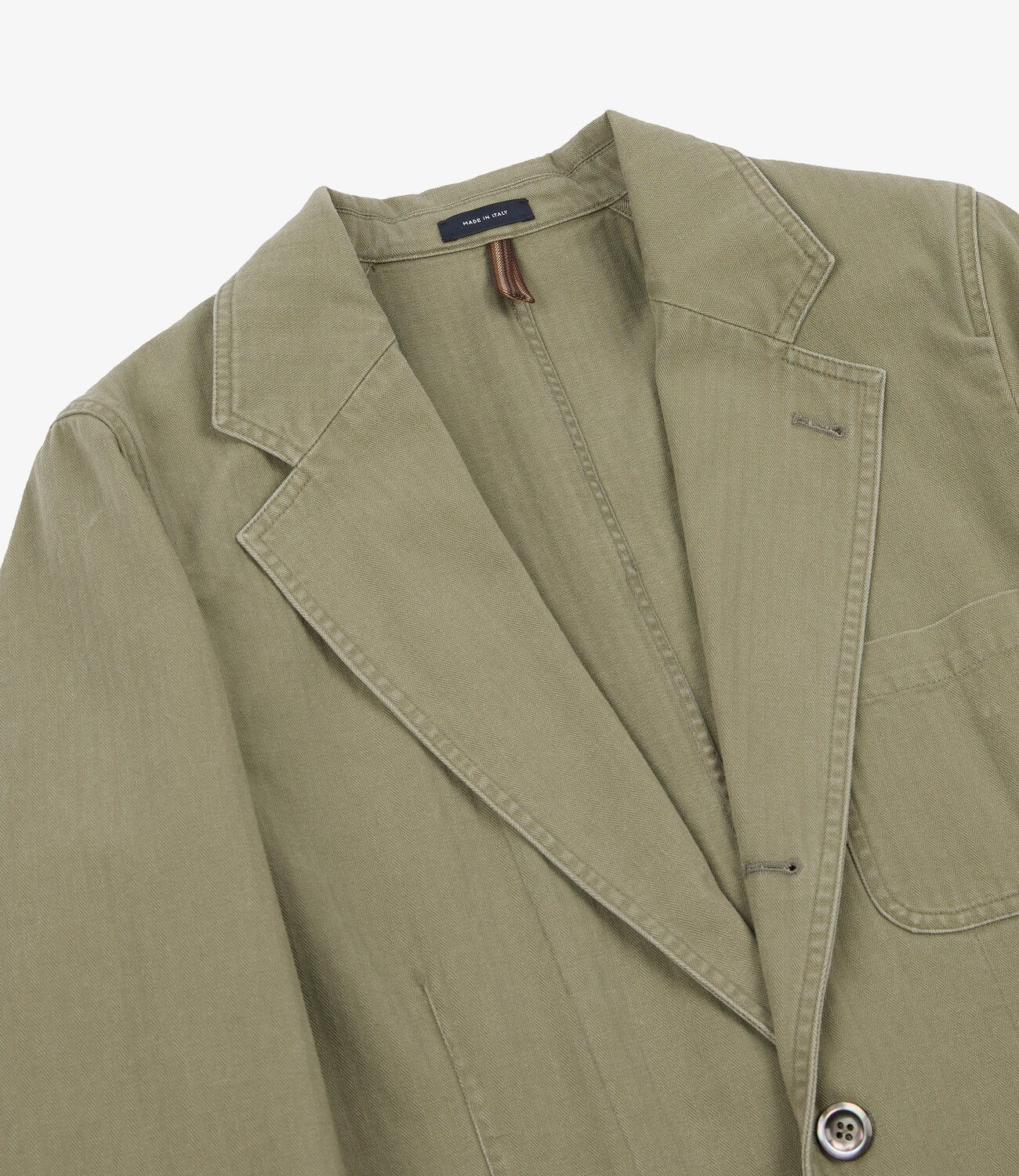 MKI Herringbone Games Blazer - Olive