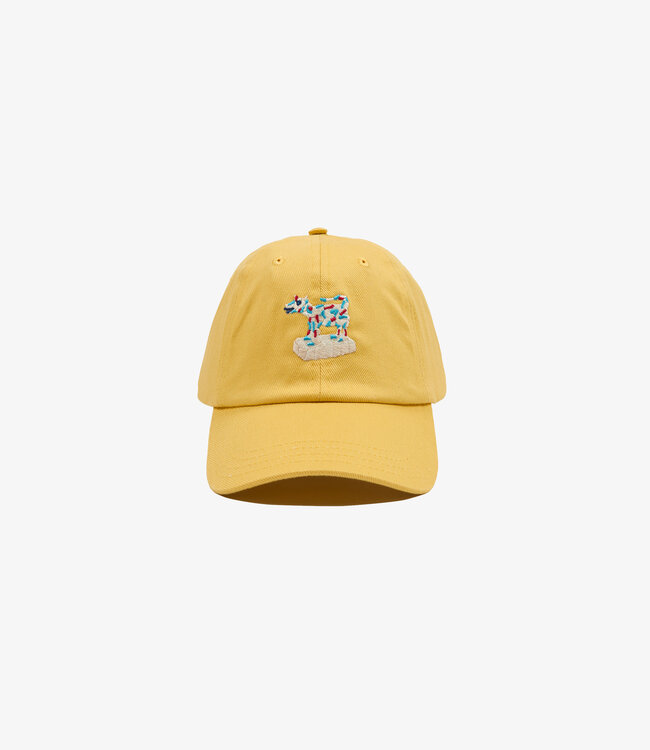 Drake's Cow Figurine Twill Baseball Cap - Mustard