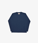 Dehen 1920 Heavy Duty Long Sleeve Tee Single Pocket - Navy