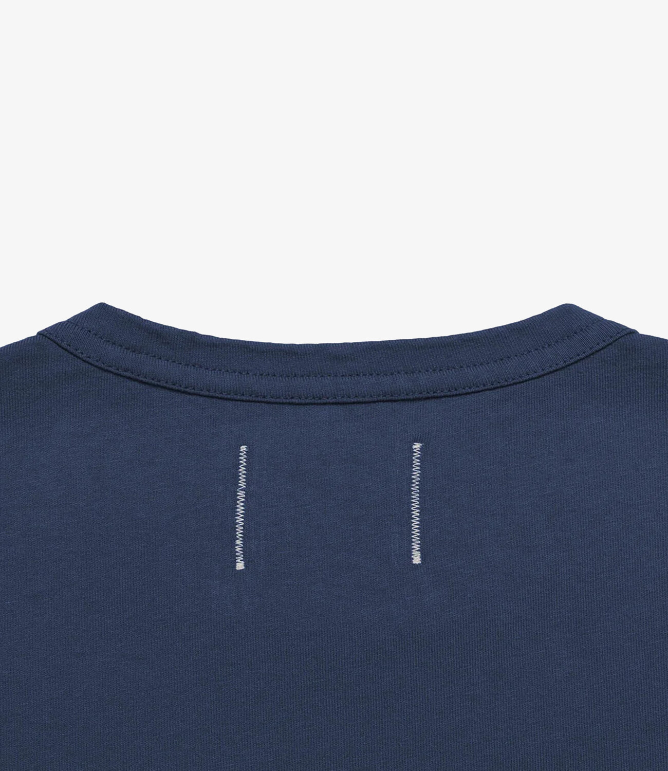 Heavy Duty Long Sleeve Tee Single Pocket - Navy