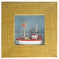 Picture with Trawler, 9x9cm, 3 colours