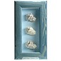 Triple Shell in a Blue Box Frame