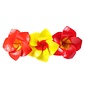 3 Flower Wooden Hairslide