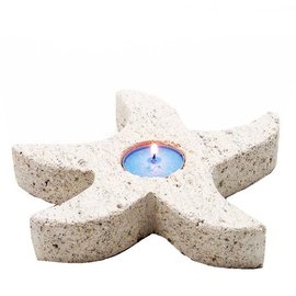 Pumice Starfish Candle Holder