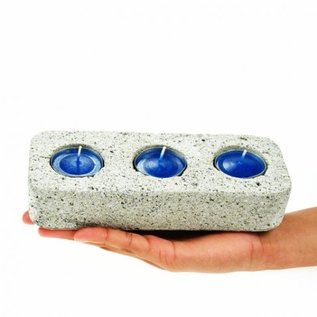 Pumice Candle Holder