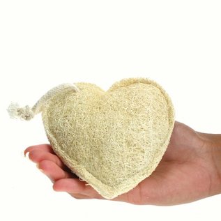 Loofah Heart on a Rope