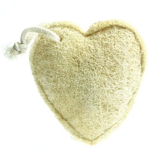 Loofah Heart on a Rope