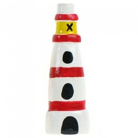 Painted Light House 8cm Flatback