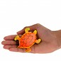 Painted Turtle Shape 8cm Yellow/Orange