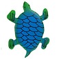 Painted Turtle Shape 8cm Green/Blue