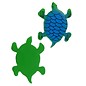 Painted Turtle Shape 8cm Green/Blue