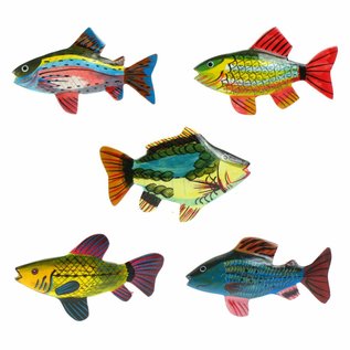 Painted Fish Shapes 5cm Flatback