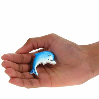 Painted Dolphin Shape 8cm Flatback