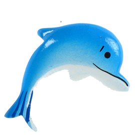 Painted Dolphin Shape 8cm Flatback