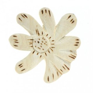 Wooden flower.