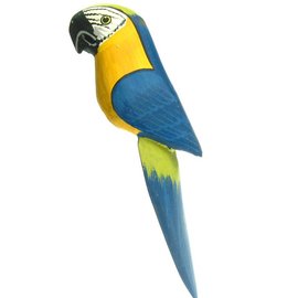 Handpainted Parrot with Clip