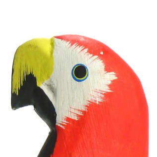 Handpainted Parrot with Clip