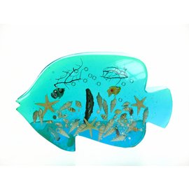 Acrylic Blue Fish Napkinholder