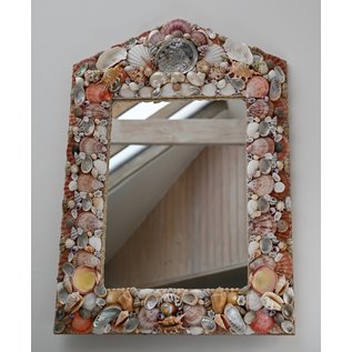 SEAURCO Large Assorted Shell Mirror