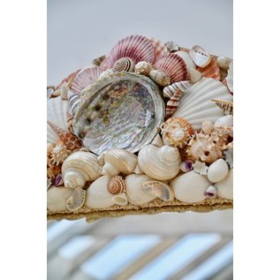 SEAURCO Large Assorted Shell Mirror