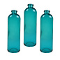 SEAURCO Set of 3 Green Bottles - Glass
