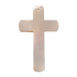 SEAURCO Mother of Pearl Crucifix, Cross Seashell MoP