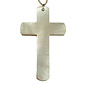 SEAURCO Mother of Pearl Crucifix, Cross Seashell MoP