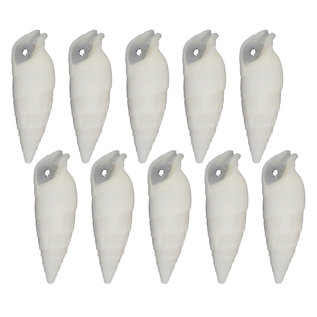 SEAURCO Small White Cerith (Vertigus) - drilled x 10