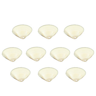 SEAURCO Purple Clams - drilled x 10